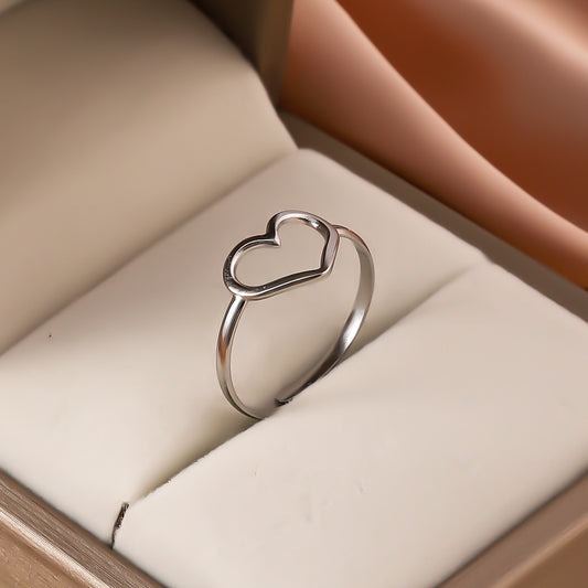 3 Pc - Love Ring  - Silver (Unit Price - 42)