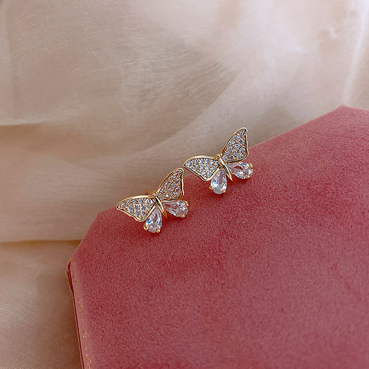 6 Set - Small butterfly earrings (Unit price 21)