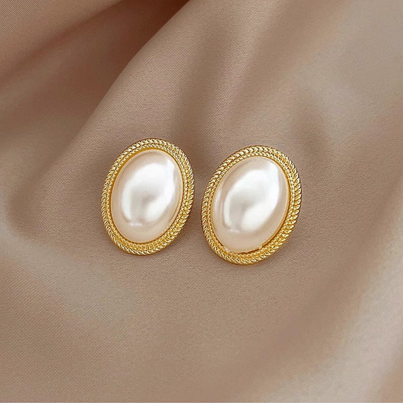 6 Pairs - Korean Style New Simple Baroque Fashion Earrings (1 Pair Price - 21)