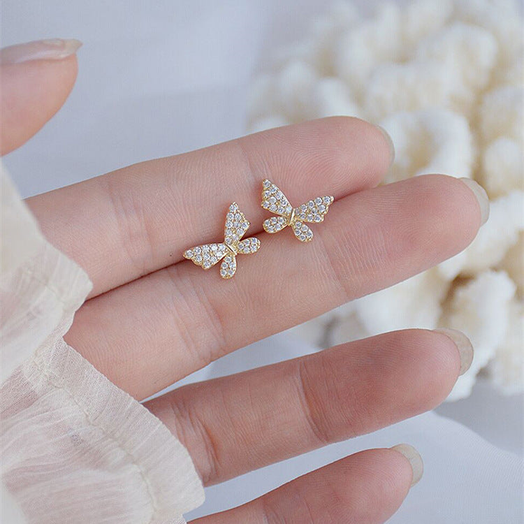 6 Set - Butterfly Single Chain earclip  earrings (Unit price 30)