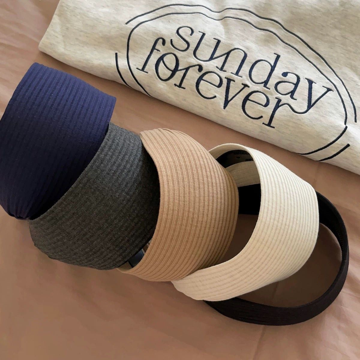 6 Pc - Knitted Ribbed Headband (Mix Color) (Unit Price - 33)