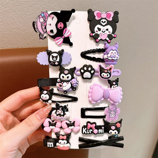 New cute Kulomi children's hairpin Design1 (14 pc set card packing)