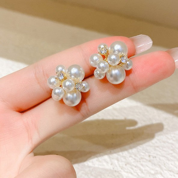 6 Pairs - Imitation Pearl Earrings (1 Pair Price - 29)