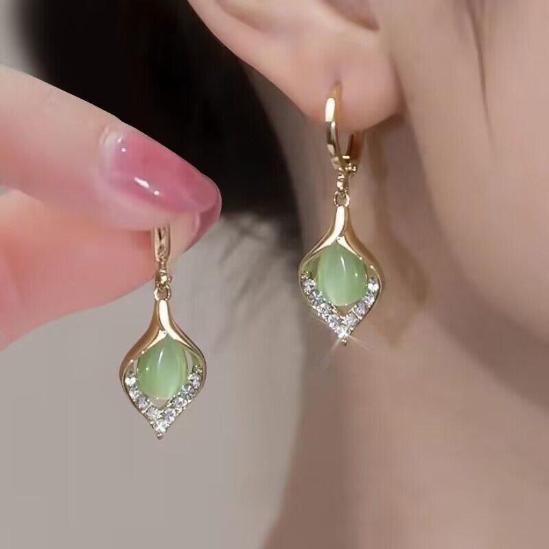 6 Set - Water Drop Earrings (Mix color) (Unit price 23)