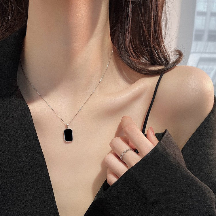6 Pc - Geometric Pendant Necklace (Mix Color) (1 Pair Price - 27)