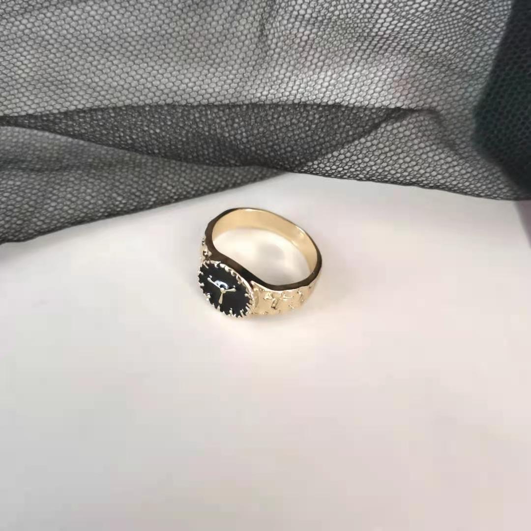 6 Set - Watch design ring female index finger ring (Mix color) (Unit price 14)
