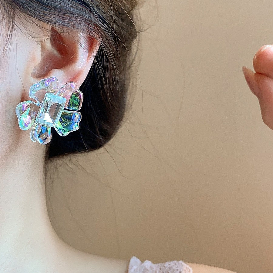 6 Pairs - Fresh Symphony Flower Pearl Earrings (Mix Design) (1 Pair Price - 26)