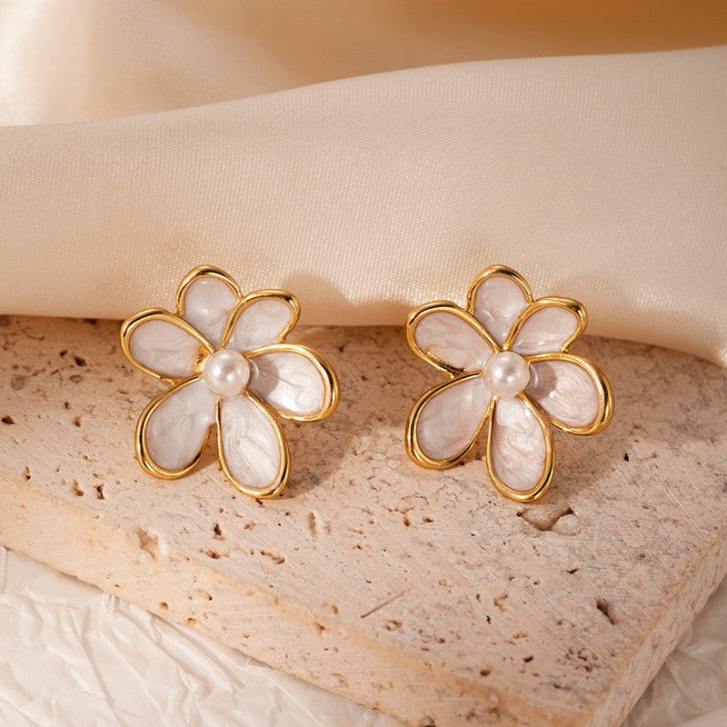 6 Pairs - Summer Flower Earrings (Mix Color) (1 Pair Price - 27)