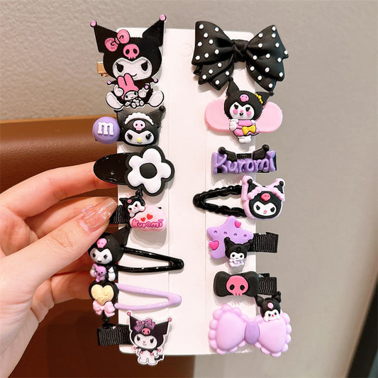 New cute Kulomi children's hairpin Design2(14 pc set card packing)