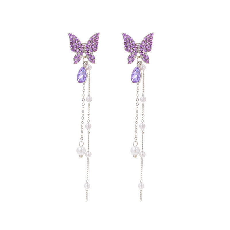 6 Set - Fairy sweet butterfly earrings (Mix Colors) (Unit price 43)