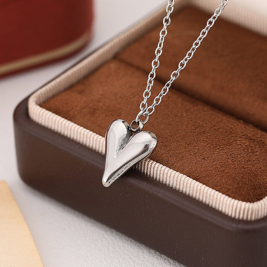 3 Pc - Love Necklace - Silver (Unit Price - 58)