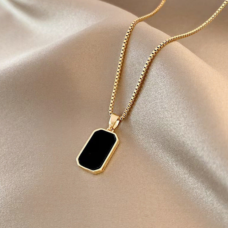 6 Pc - Geometric Pendant Necklace (Mix Color) (1 Pair Price - 27)