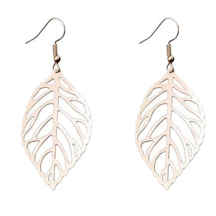 12 Pc - New Leaf Pendant Earrings (Unit Price 6.00)