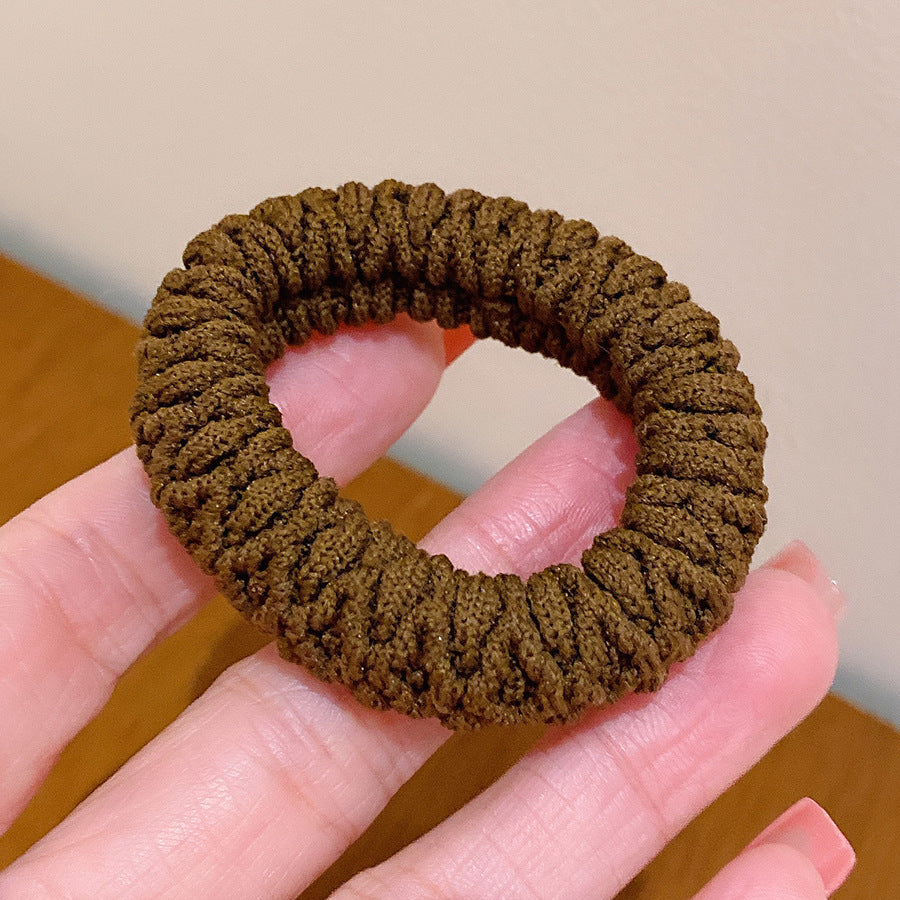 6 Pc - Towel rubberband - Brown (1 Pc Price - 3)