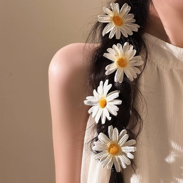 6 Pc  - Tulip Flower Hair Clip opp packing (1 Pc Price - 11)