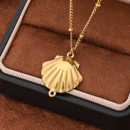 3 Pc - Shell Necklace - Golden (Unit Price - 101)