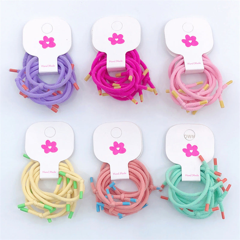3 Set - Children's Candy Hair Ties for Girls (Set of 8) (Mix color)