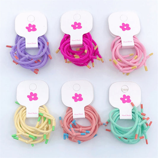 3 Set - Children's Candy Hair Ties for Girls (Set of 8) (Mix color)