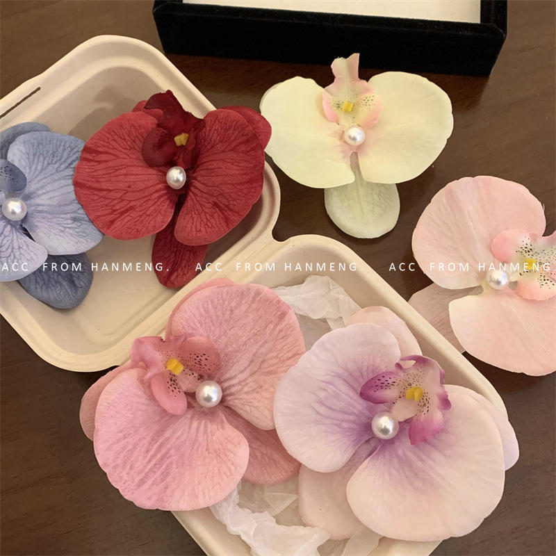 6 Pc - Artificial Flower Headwear Side Clip opp packing (1 Pc Price - 23)