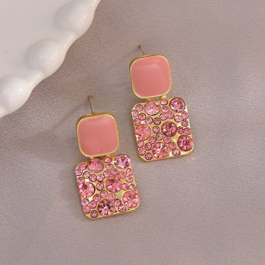 6 Set - Cold style earrings - Pink (1 Set price - 34)