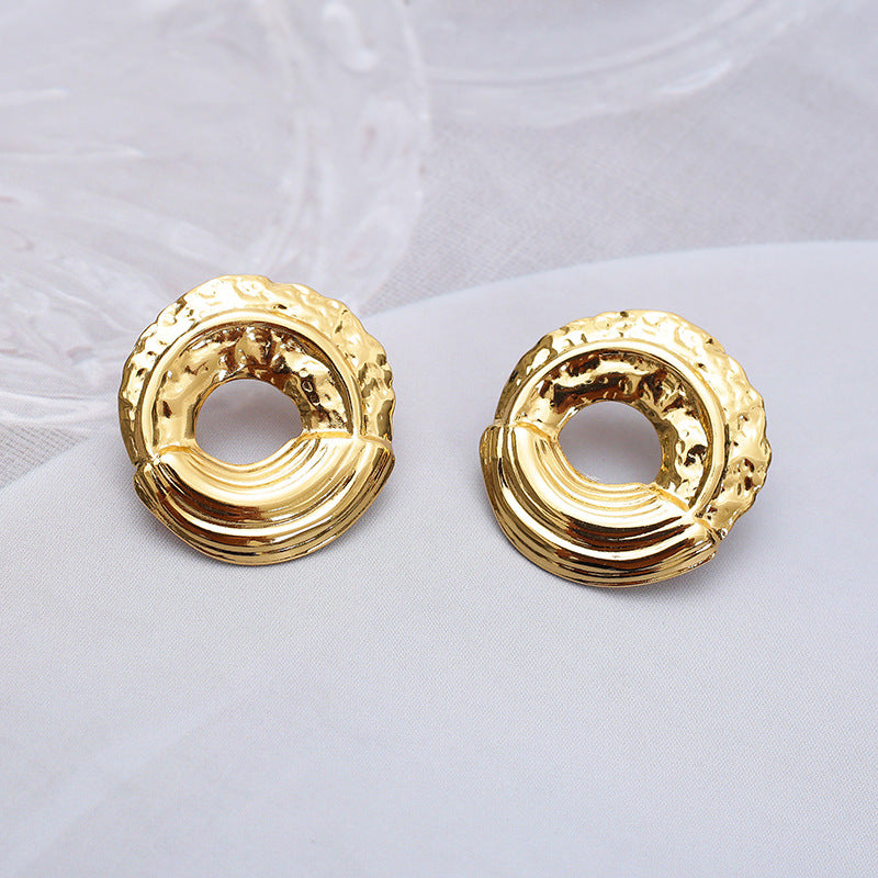 3 Pairs - Anti tarnish centre hole earrings (1 Pair Price - 44)