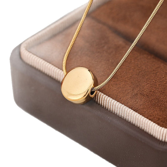 3 Pc - Round Bead Necklace - Golden (Unit Price - 92)