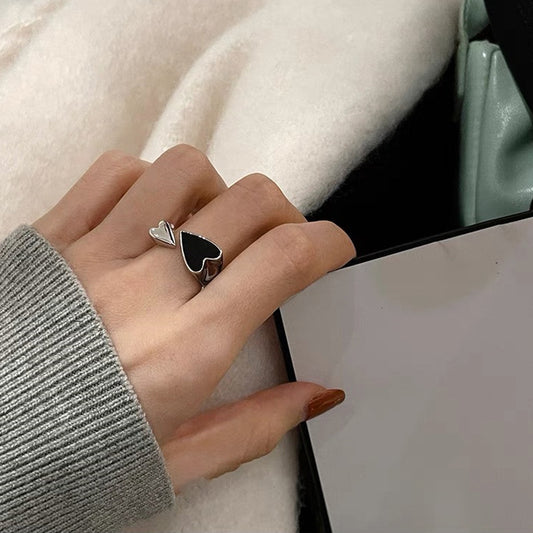 6 Set - Black love ring (Unit price 13)