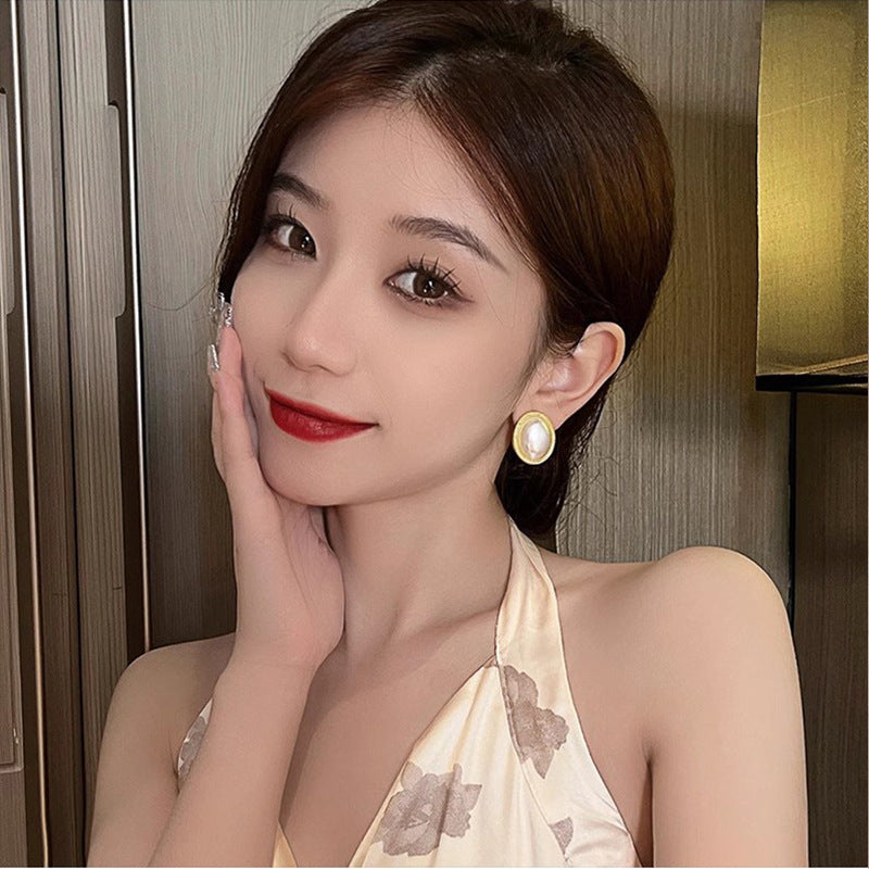 6 Pairs - Korean Style New Simple Baroque Fashion Earrings (1 Pair Price - 21)