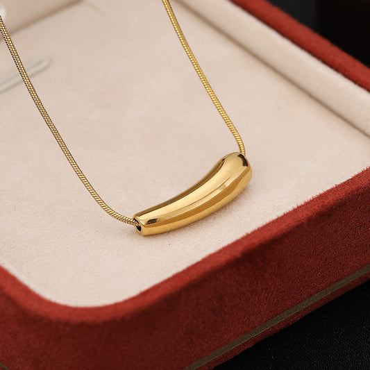 3 Pc - Golden Eggplant Necklace (Unit Price - 90)