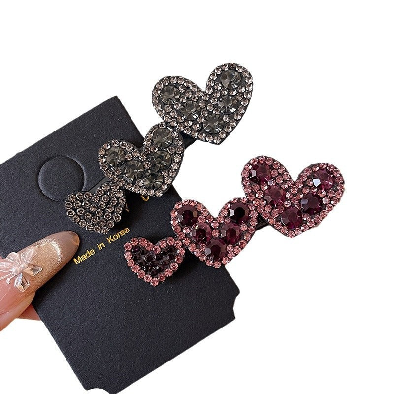 10 Pc - Heart-Shaped Duckbill Clip (Mix Color) (Unit Price - 9)