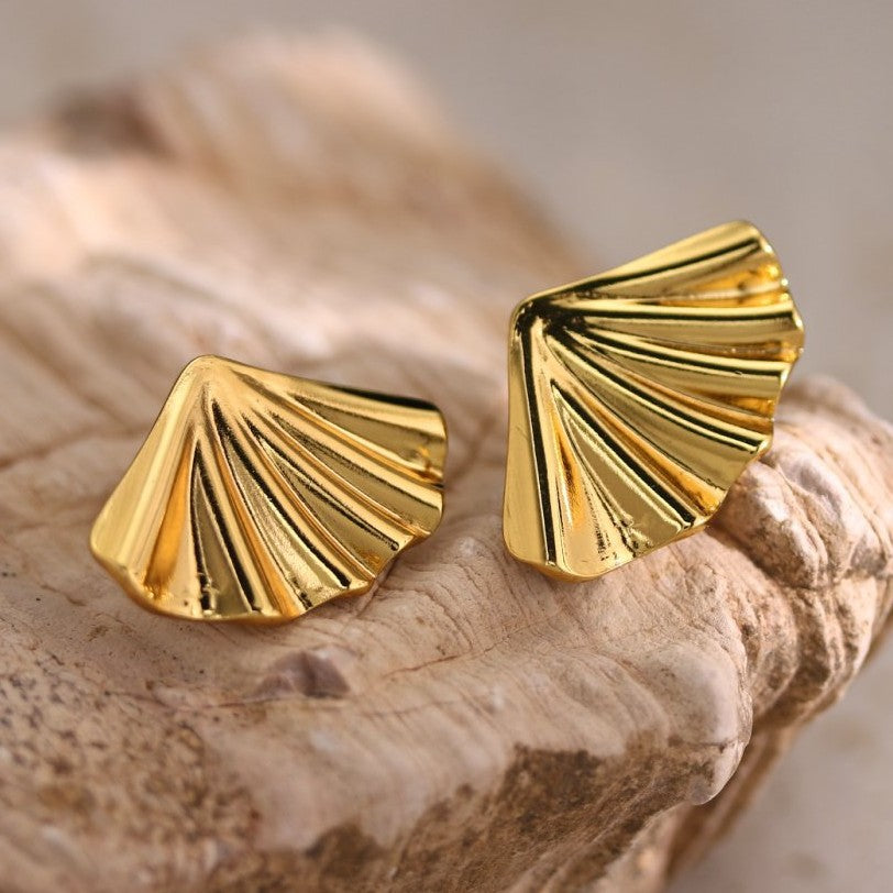 3 Pairs - Retro Geometric Oil-pressure Earrings (1 Pair Price - 44)