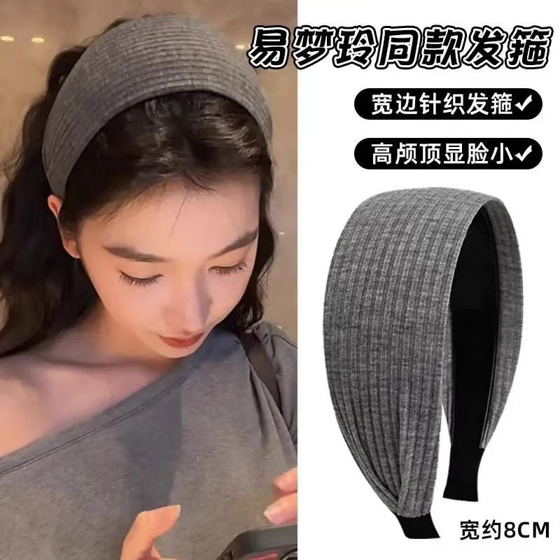 6 Pc - Knitted Ribbed Headband (Mix Color) (Unit Price - 33)