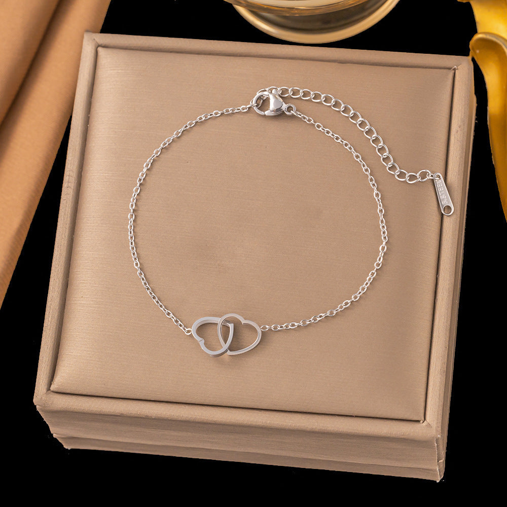 3 Pc - Anti Tarnish Love bracelet Silver (1 Pc Price - 39)