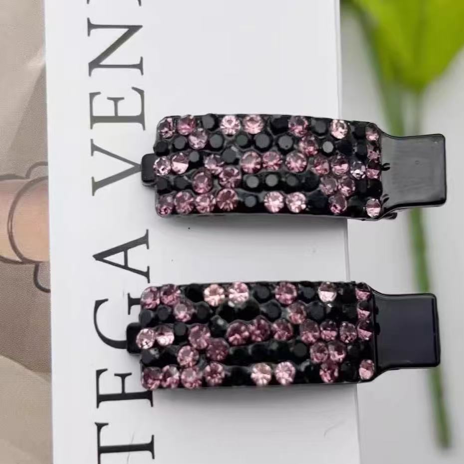 10 Pc - Korean Flash Diamond Hairpin Bangs Clip (Mix Color OPP packing) (1 Pc Price - 6)