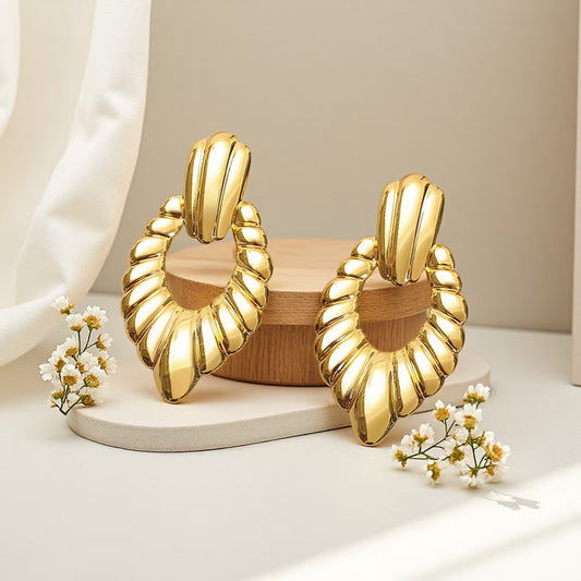 3 Pairs - Anti tarnish new style earrings (1 Pair Price - 44)