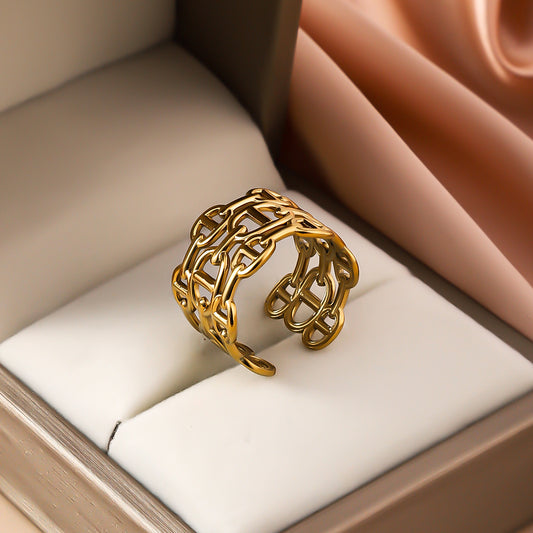 3 Pc - Irregular Ring - Golden (Unit Price - 60)