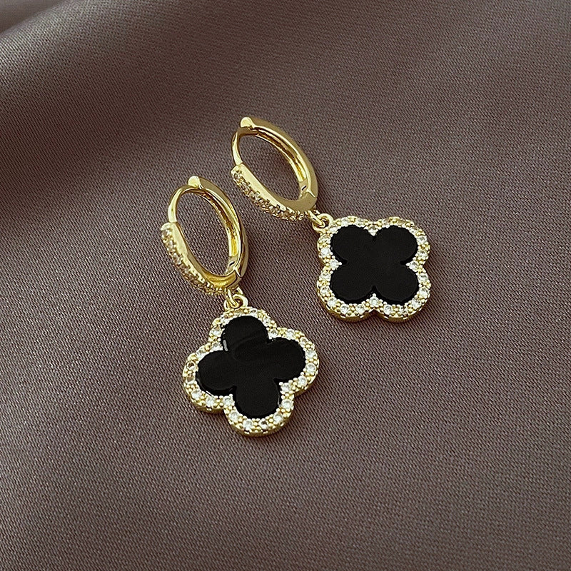 6 Pairs - Full Diamond Ear Buckle Earrings (1 Pair Price - 36)