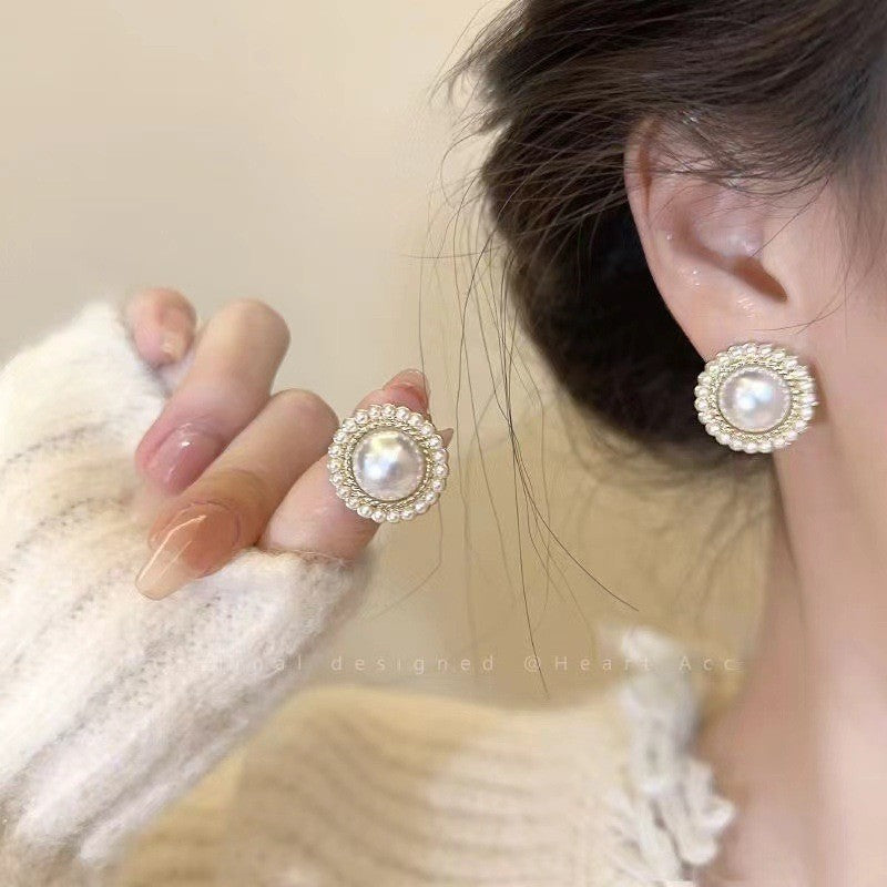 6 Pairs - Sweet and Fragrant Style Pearl Earrings (1 Pair Price - 26)