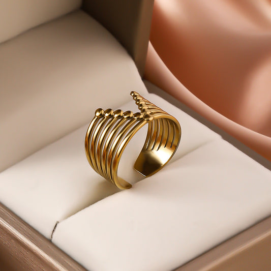 3 Pc - V-Ring Golden (Unit Price - 60)