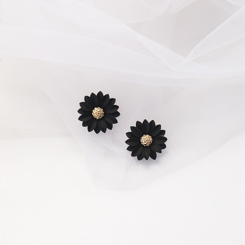 6 Set - Colorful chrysanthemum flower earrings (Mix color) (Unit price 33)